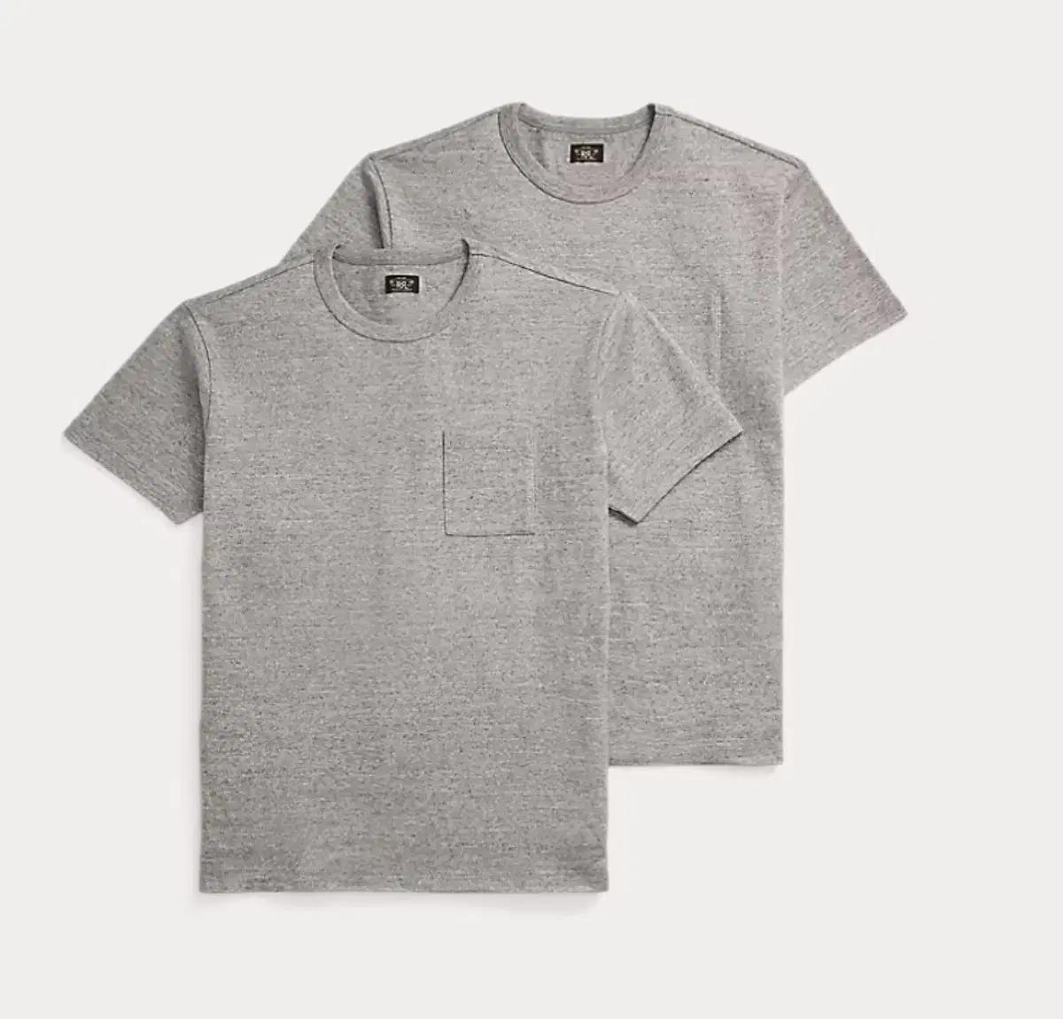 더블알엘, RRL, 투팩디셔츠, Grey, L(새상품)