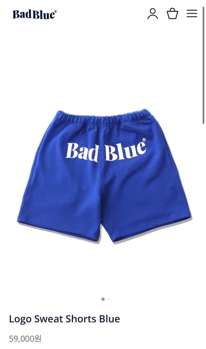 배드블루 bad blue 반바지