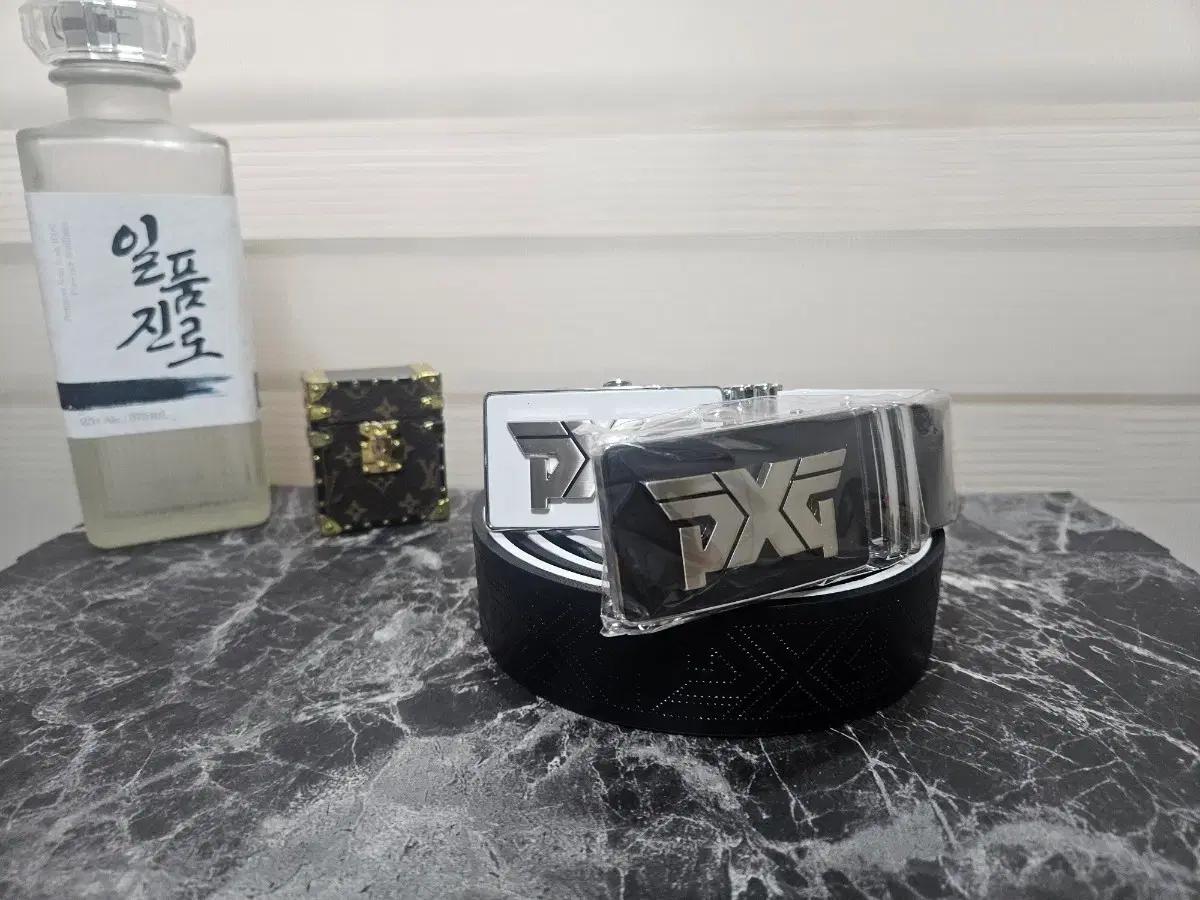 PXG 벨트 블랙/화이트 세트 새상품