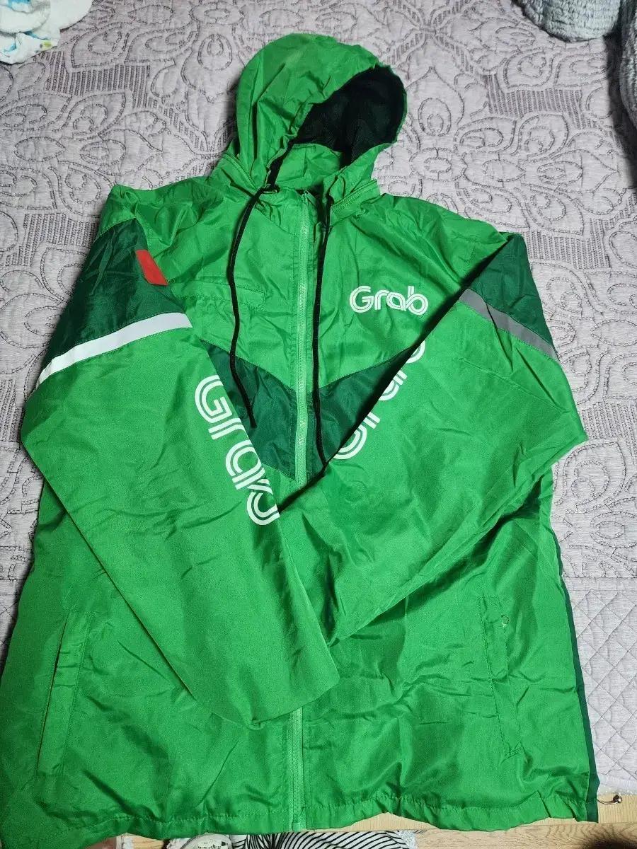 Grab (그랩) 신품 바람막이 자켓 한국100사이즈 베트남 XL