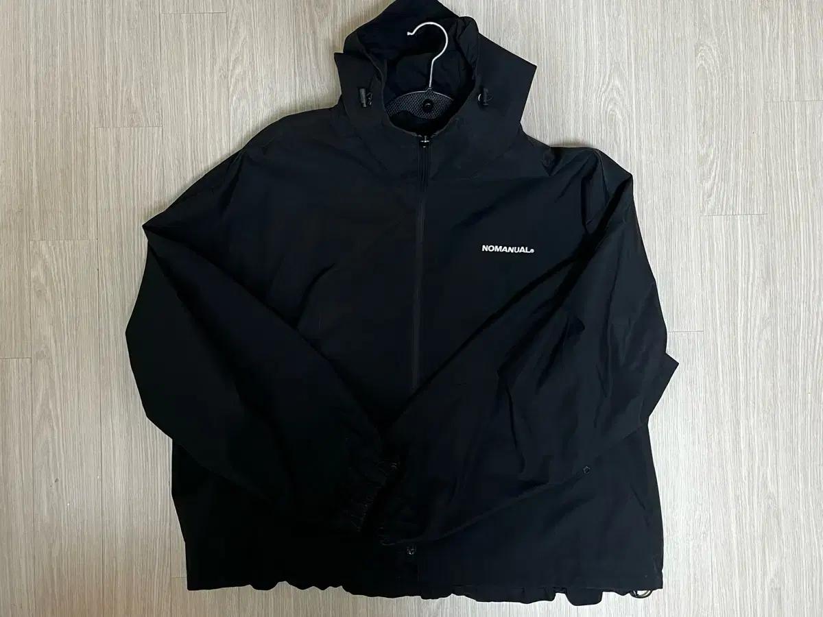 노매뉴얼 PENON WIND SHELL 바람막이 블랙