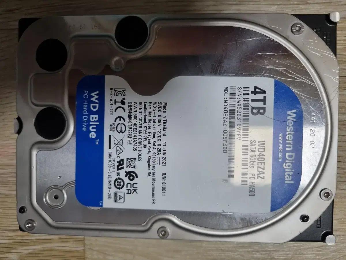 4TB WD blue hdd