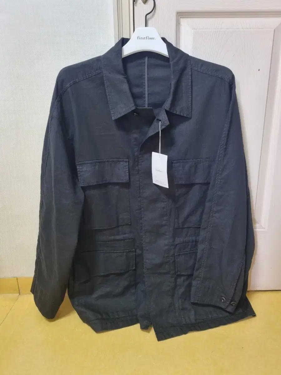 퍼스트플로어 린넨 bdu 자켓 새상품 46