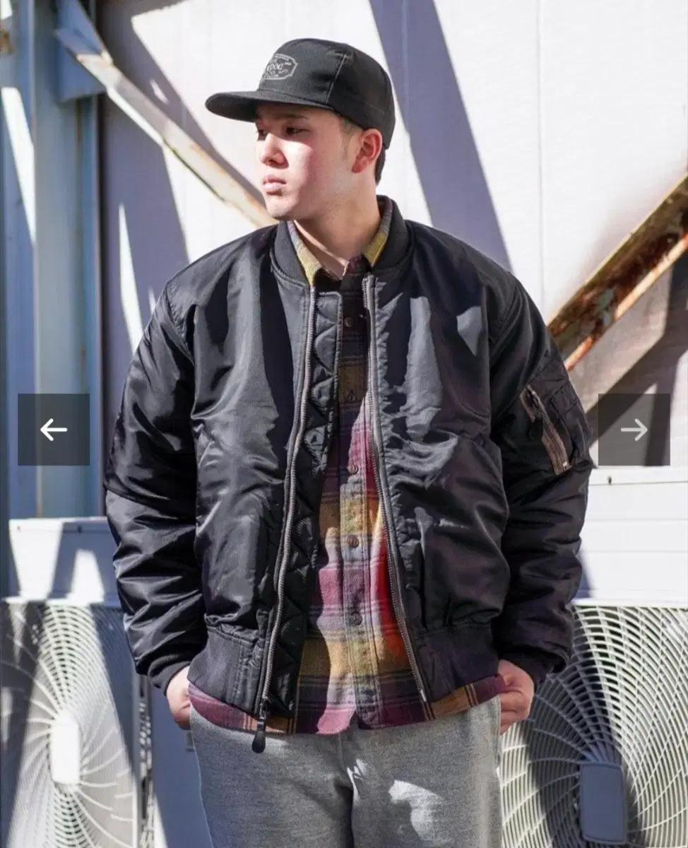 Houston Japan ma-1 black