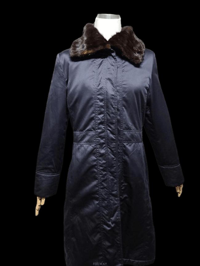 마인MINE 정품 밍크퍼털 탈부착내피 여성 겨울용 여자롱패딩코트88-98