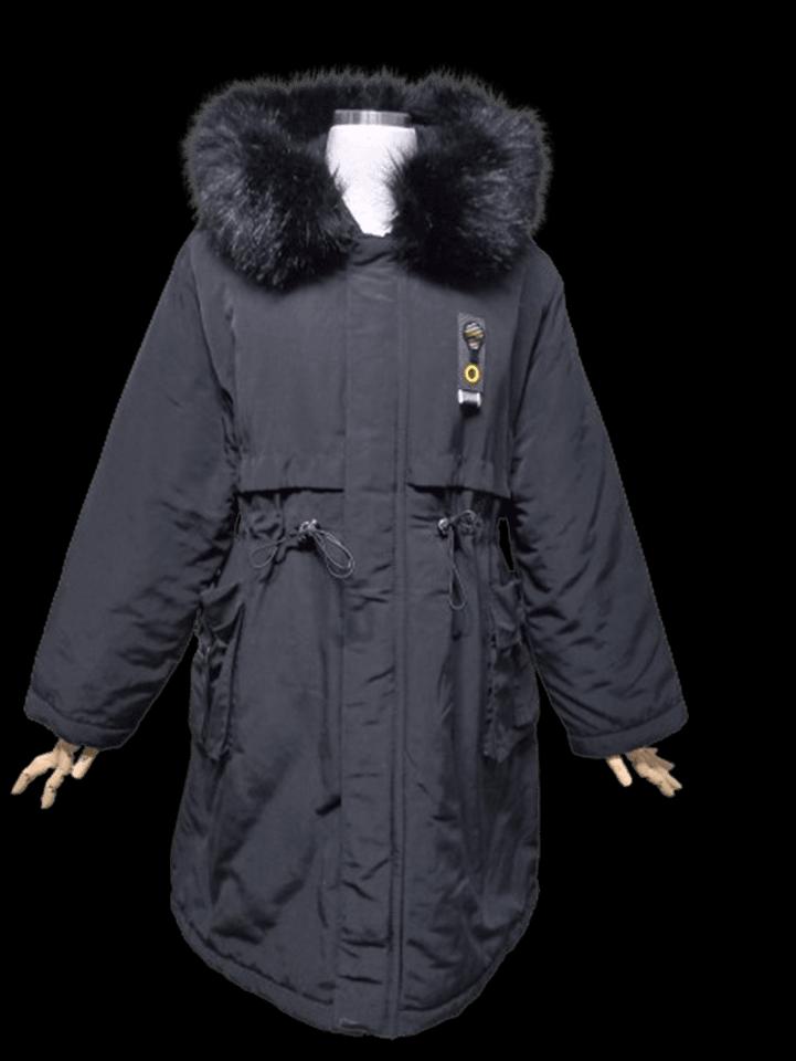 여성 퍼배색 겨울용 여자 후드야상롱패딩점퍼코트 프리