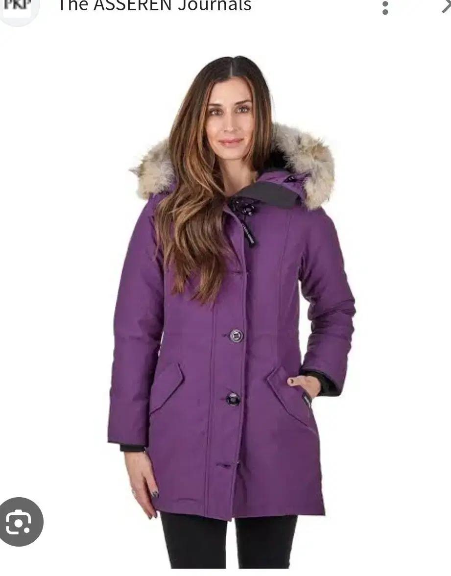 캐나다구스 퍼플 여성 패딩 코트 44~55