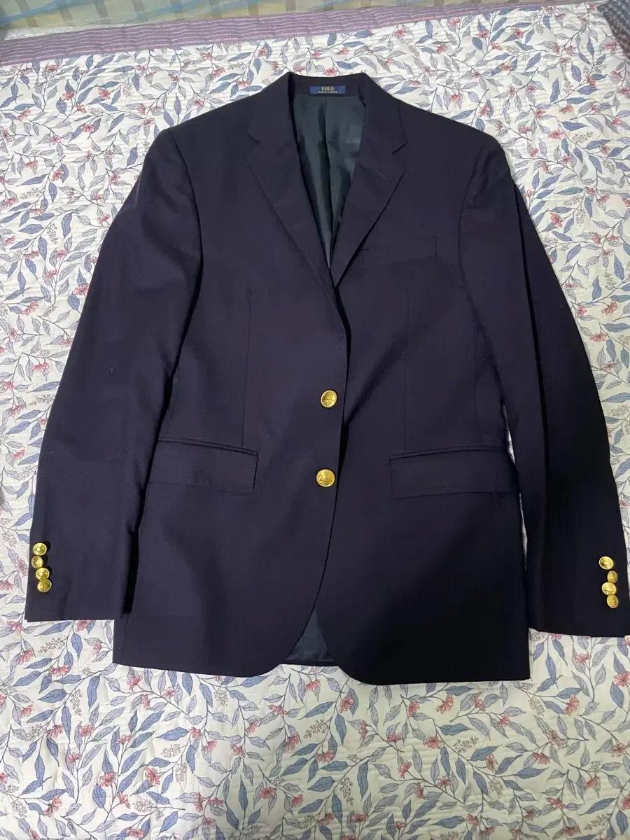 폴로 랄프로렌 네이비 금장 블레이저 40R