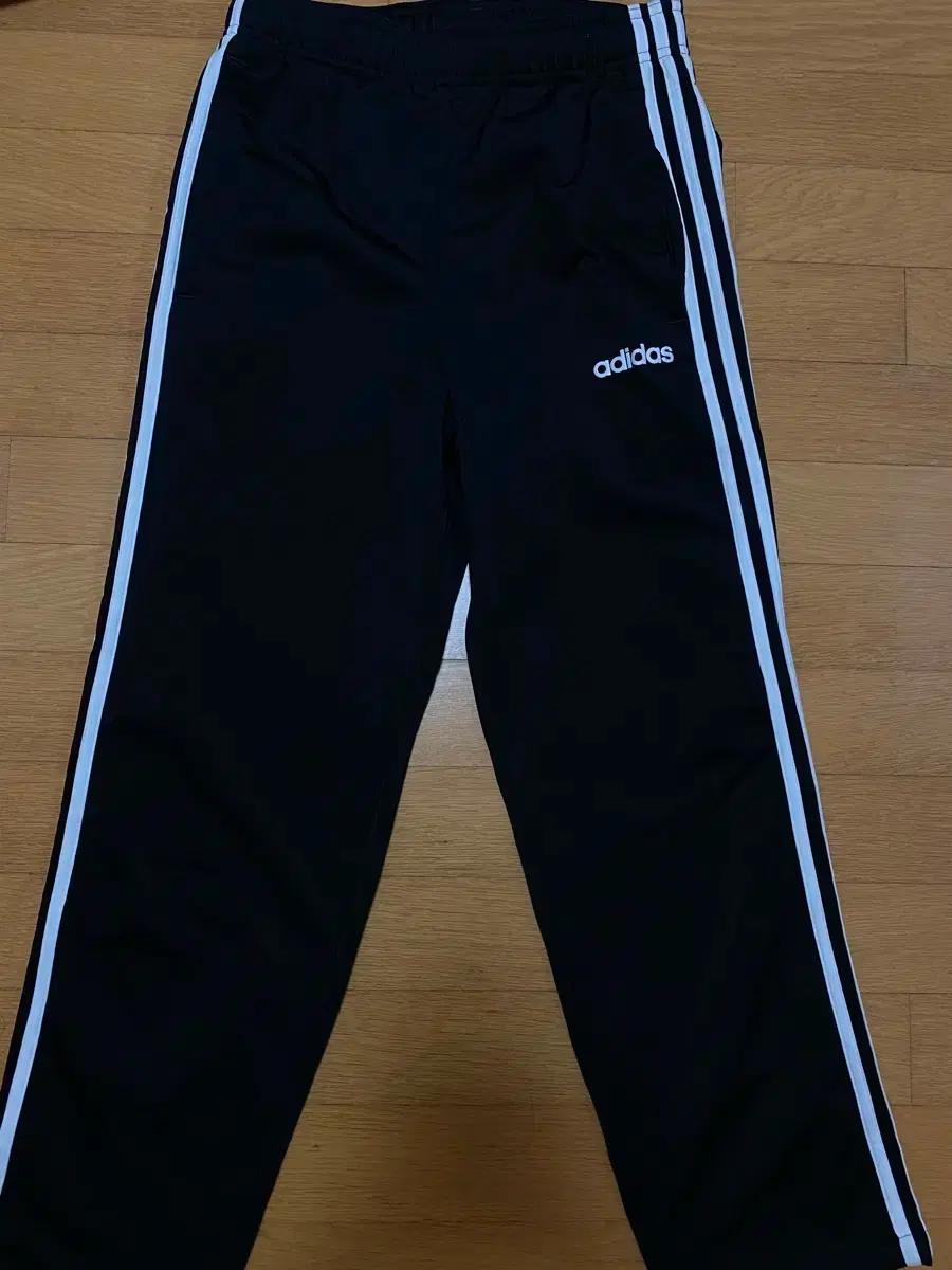 아디다스 삼선 트레이닝 바지 블랙 s