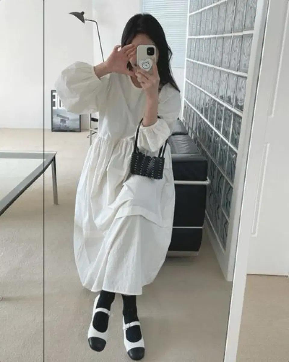 제이페이지 온리유 코튼 원피스 아이보리 통통가능 임산부 추천 롱원피스