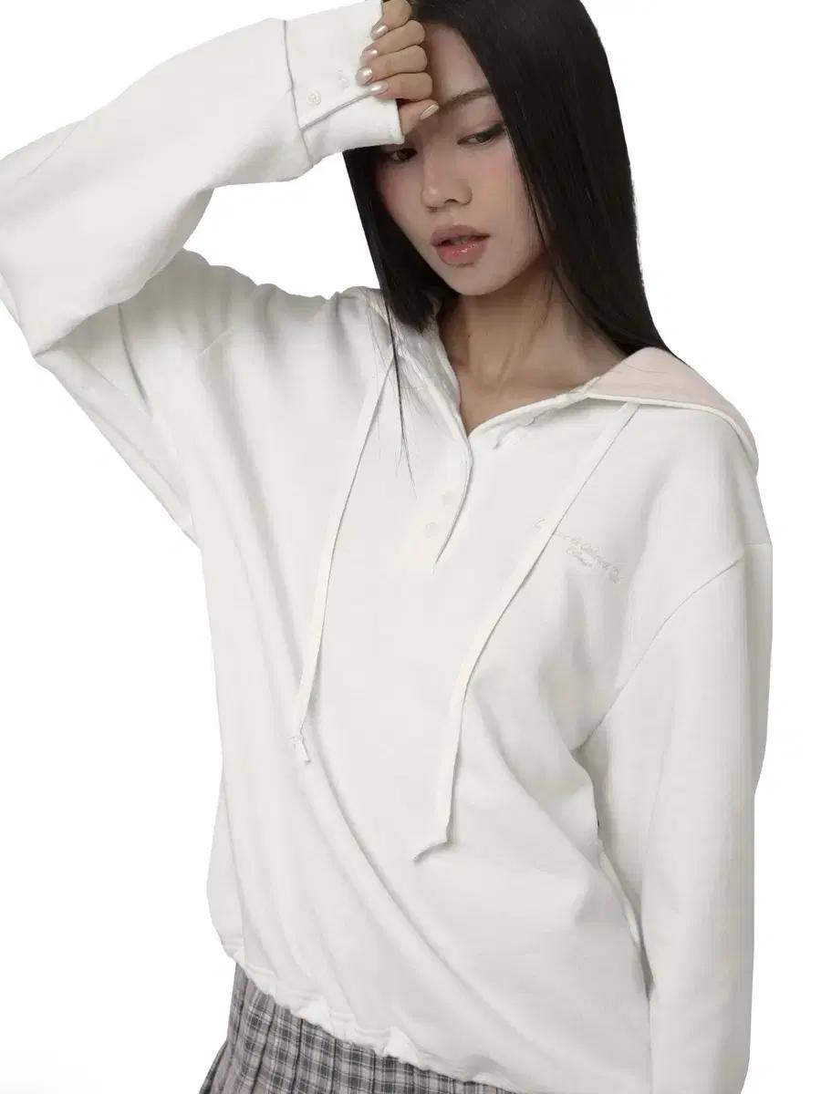 클리시어 헨리 후드티 Kleen club henley hoodie