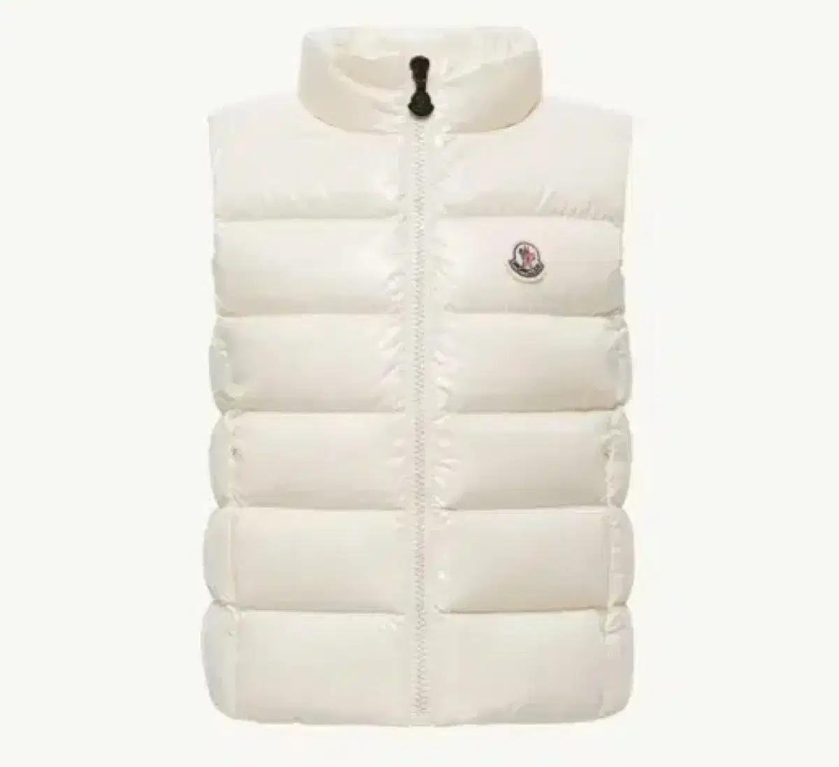 몽클레어 화이트 패딩 베스트