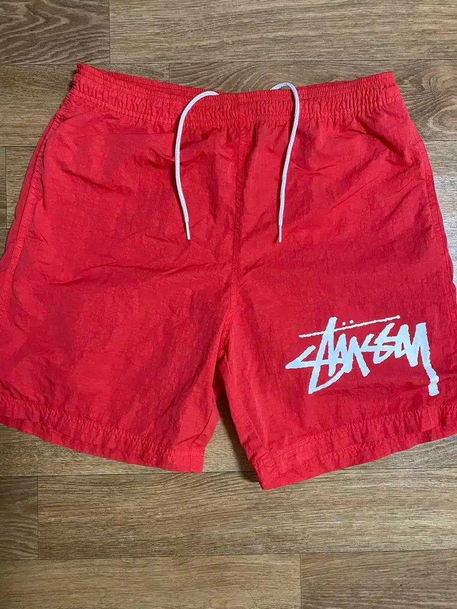 나이키 x 스투시 워터쇼츠 하바네로 레드 S