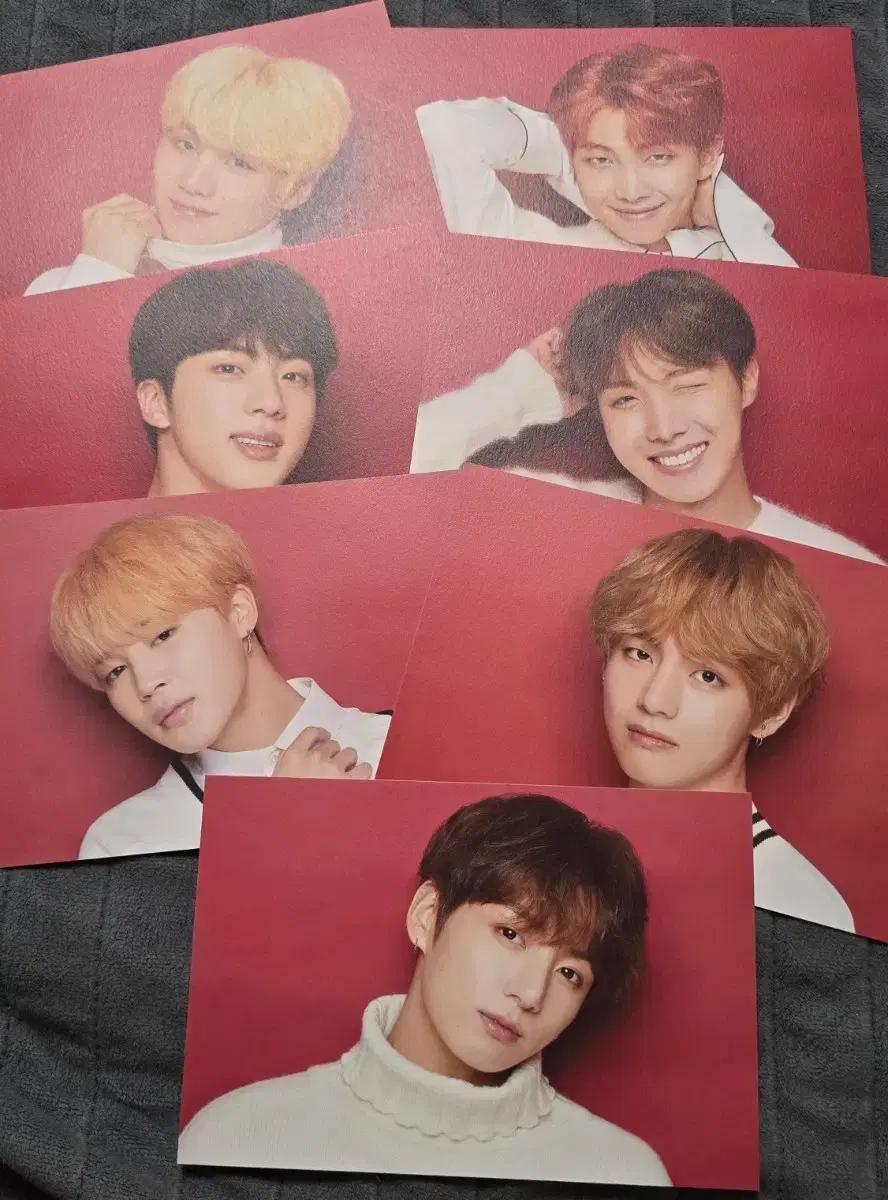 BTS 방탄소년단 BTS 109 XMAS 엽서세트