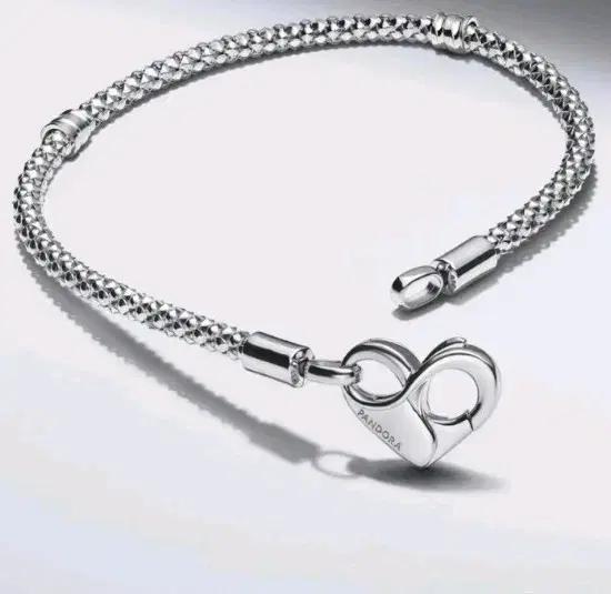 판도라 스터드 체인 팔찌 17센티