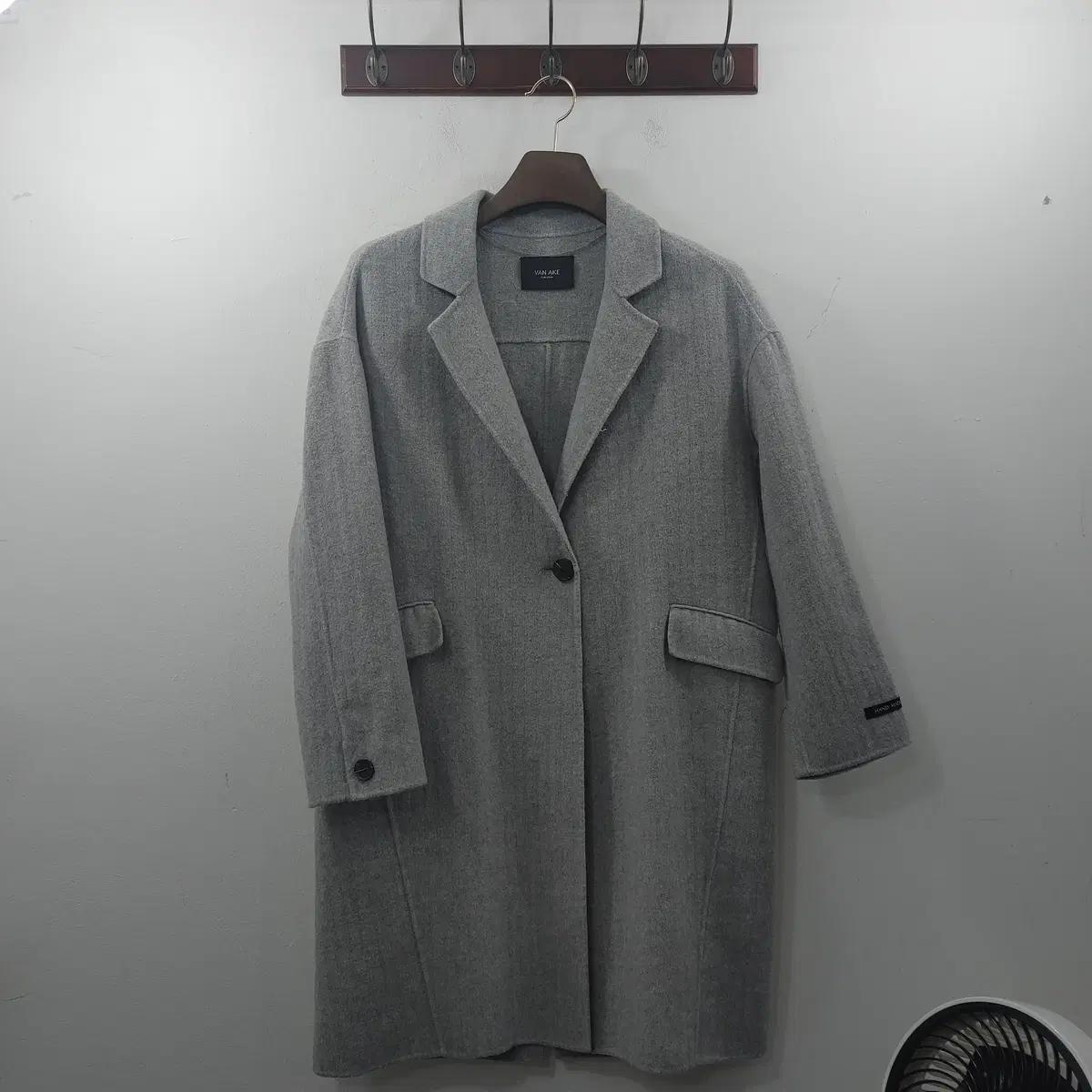 추천 M 여성 데일리 그레이 롱코트 겨울코트 핸드메이드