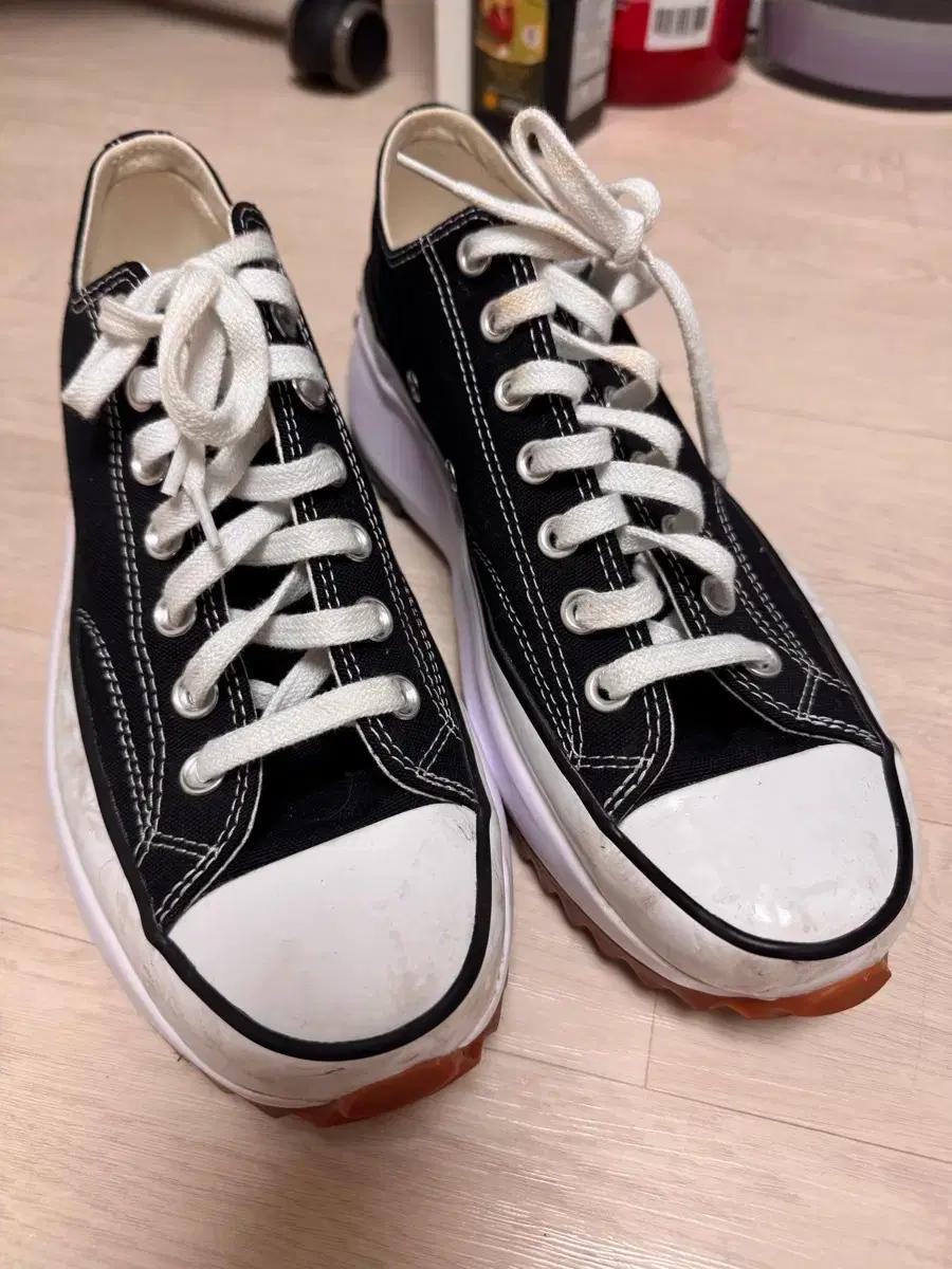 컨버스 런스타 하이크 로우 블랙 265