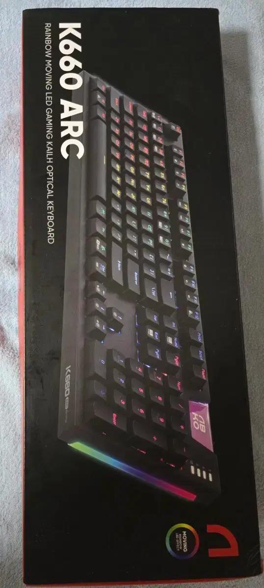 K660 ARC 게이밍 키보드 레인보우 LED