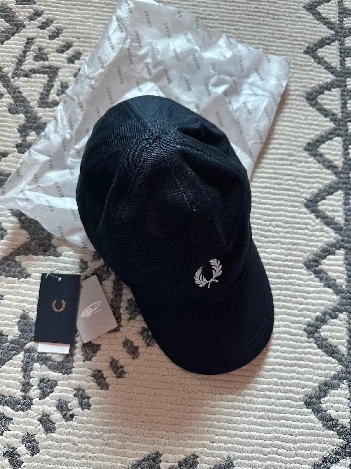 BEAMS X FRED PERRY 프레드페리 빔즈 볼캡 다크 네이비