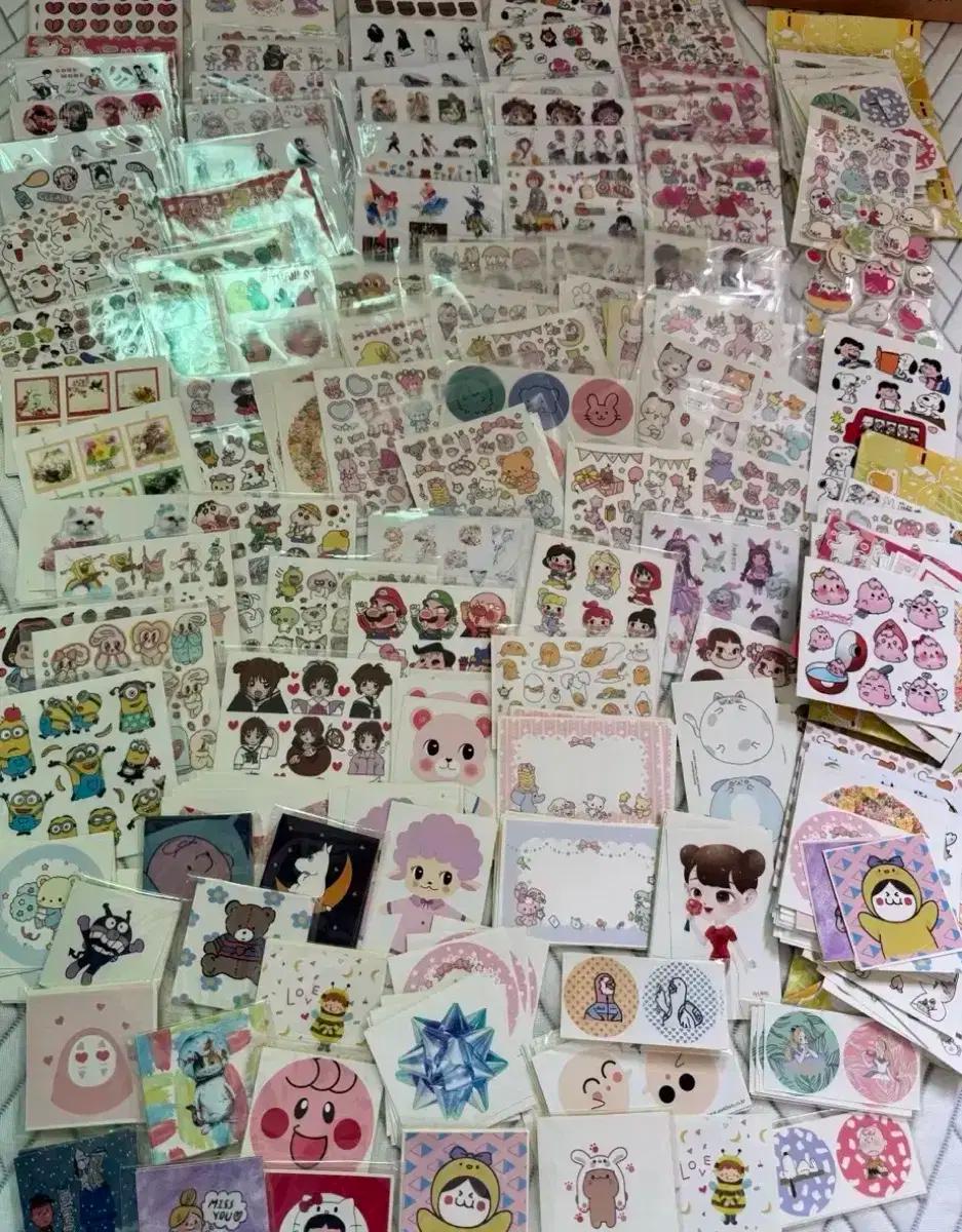 다꾸 스티커 대량 믹스 인스 떡메 도무송 포장용품