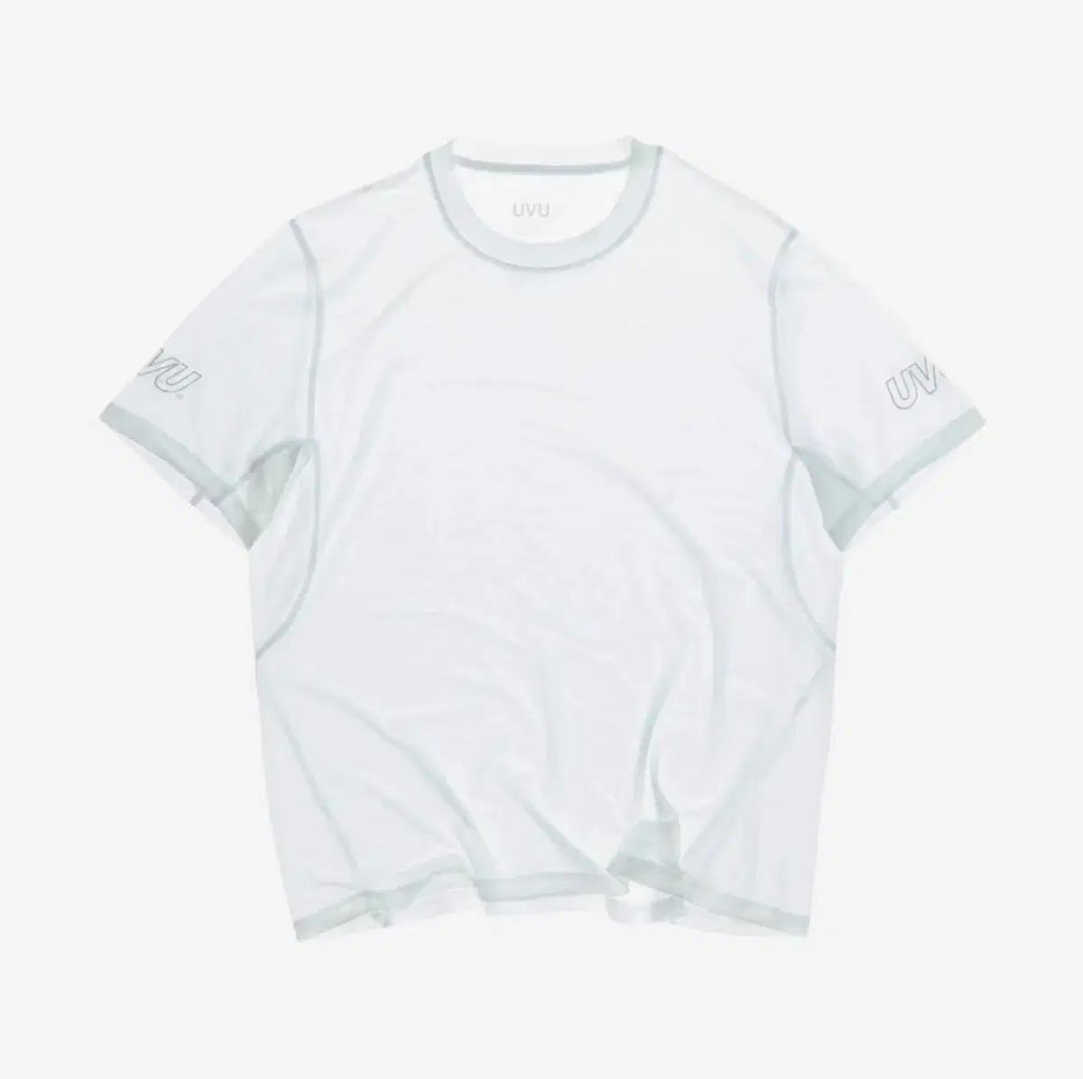 UVU 숏슬리브 러닝 탑 white L size