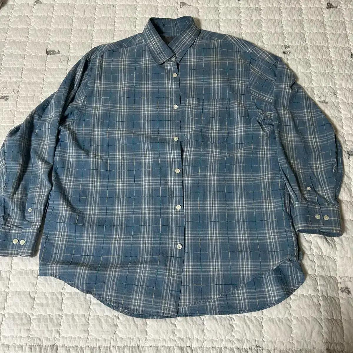 발루트 체크셔츠 1사이즈