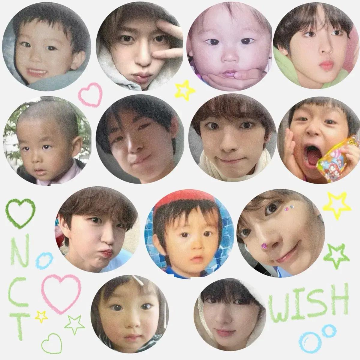 엔시티위시 말랑핀뱃지 nct wish 시온 리쿠 유우시 재희 료 사쿠야