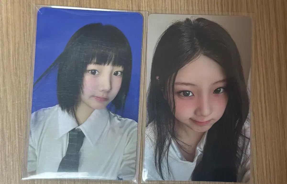 아일릿 원희 포카 럭키드로우 럭드 민주모카윤아이로하 인형글릿