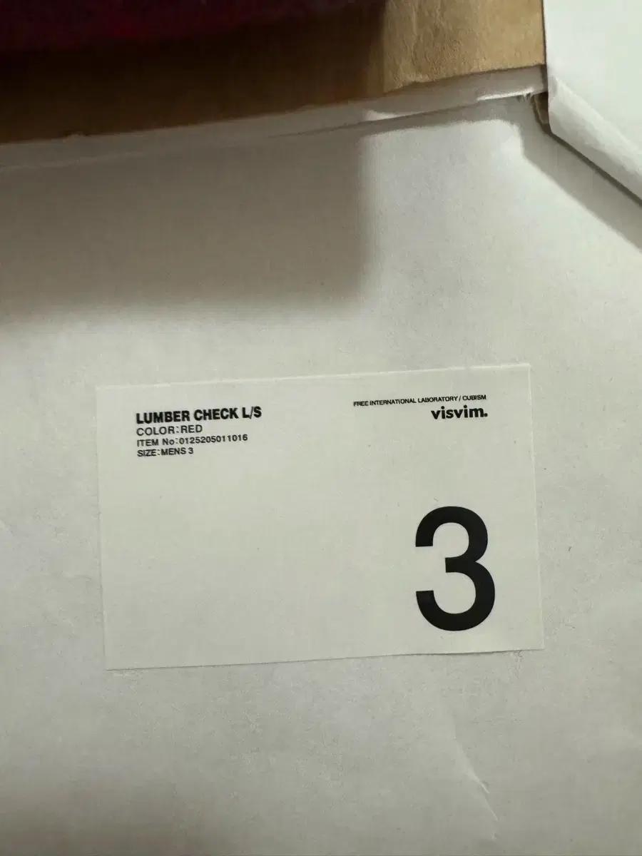 Visvim Lumber Check 레드 셔츠 L/S 3사이즈