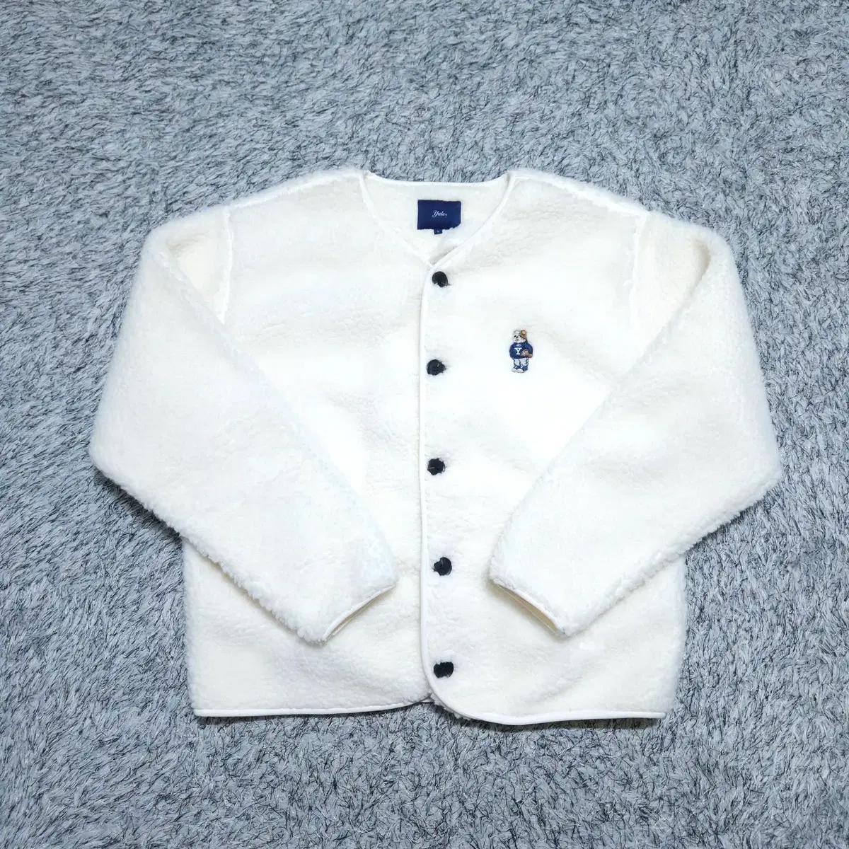 예일Yale) L 남자 플리스자켓 뽀글이 아이보리 / 왕눈이샵