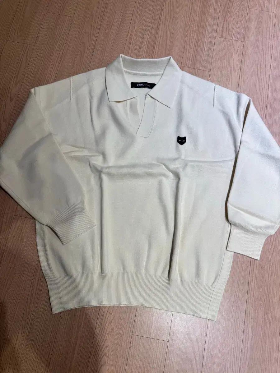 미품 송지오 지제로 ZZERO 캐시미어 면 니트 카라티