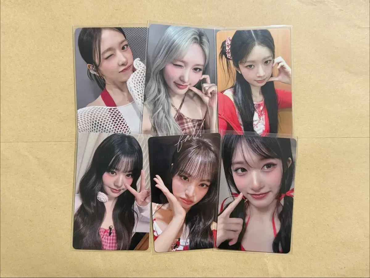 아이브 시크릿 10/13 일본 오사카 회장한정 포카 포토카드 세트 미공포