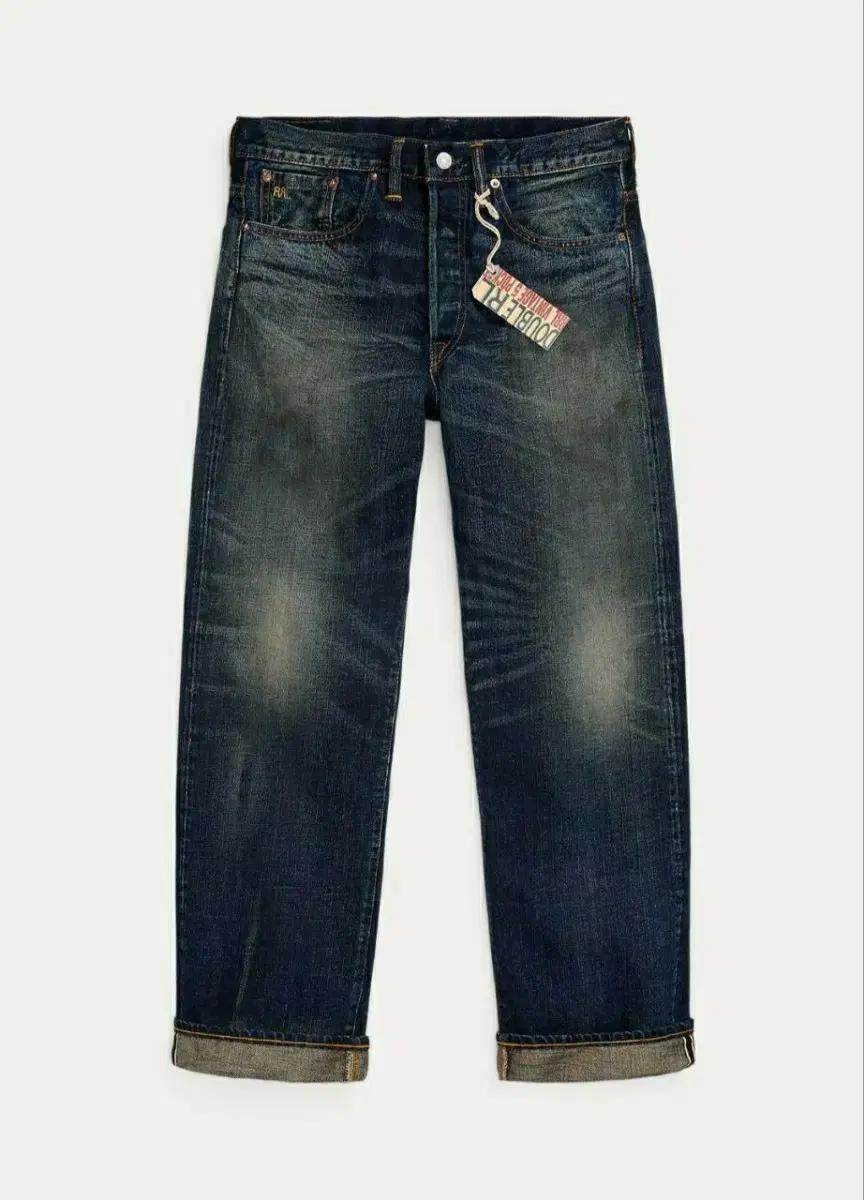 더블알엘 rrl 빈티지파이브포켓 기빈스 진 34/32