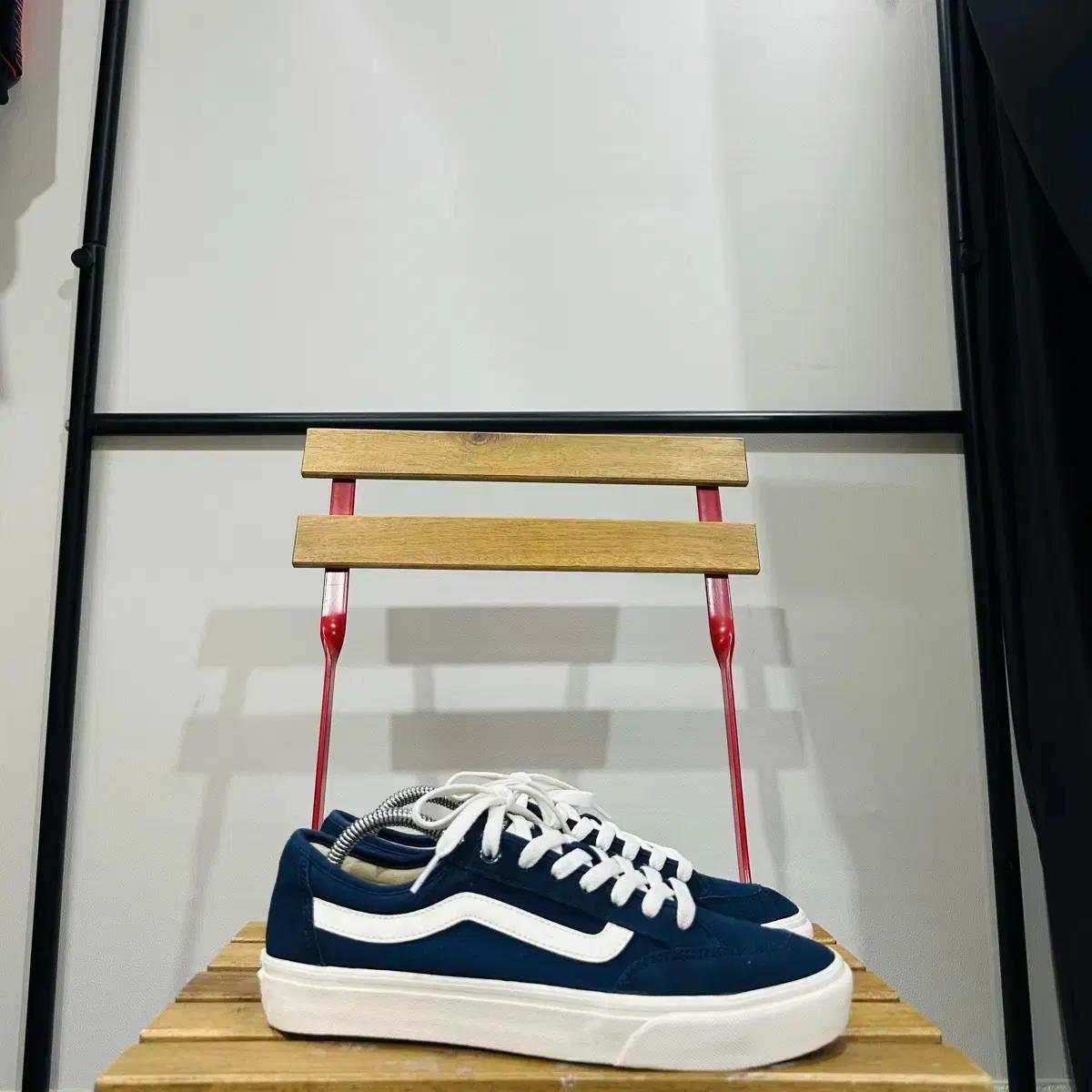 275) 반스 운동화 남성 남자 신발 스타일36 빈티지 네이비