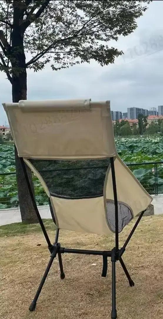 캠핑 경량 의자 베이지색