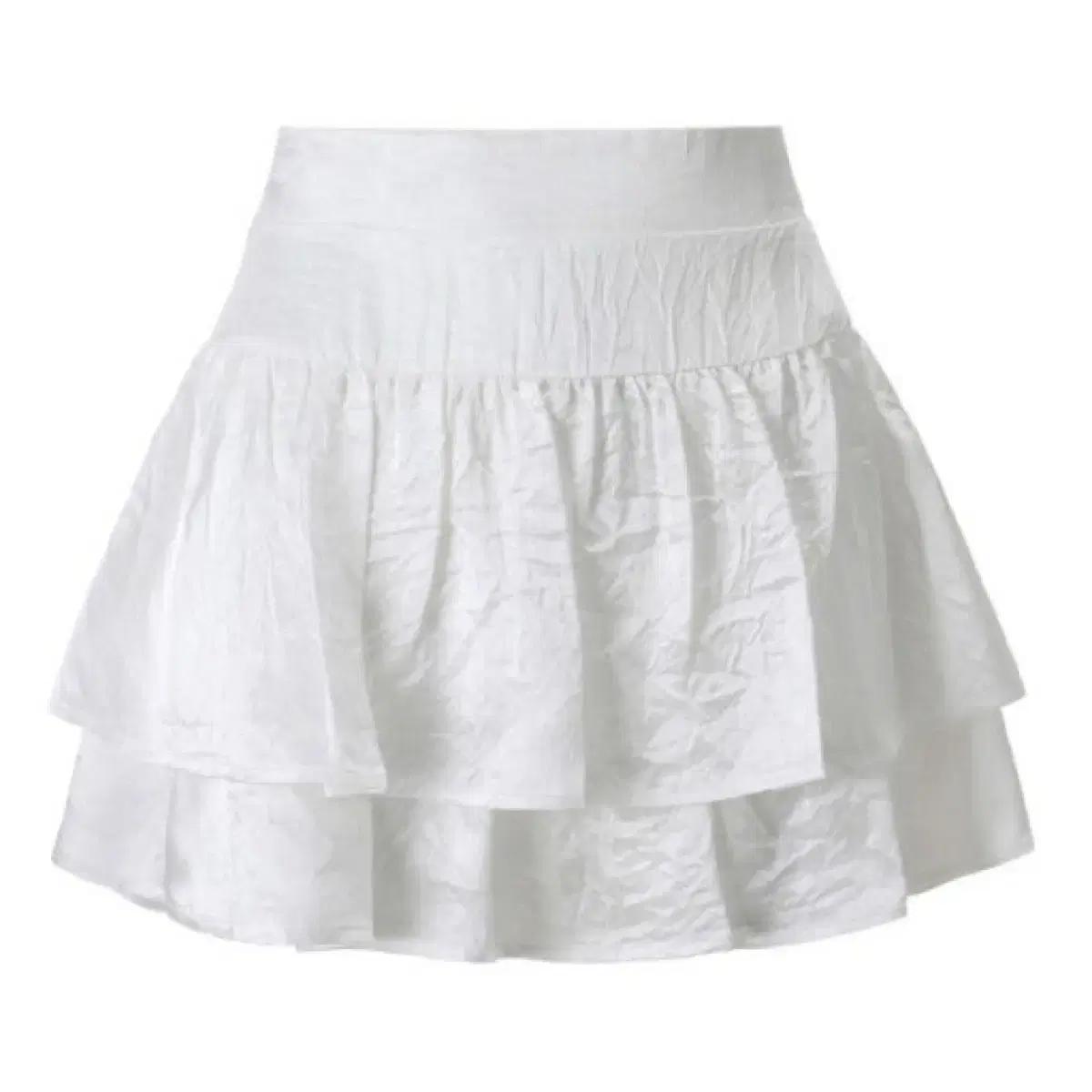 쓰리타임즈 발레리나 스커트 화이트 S