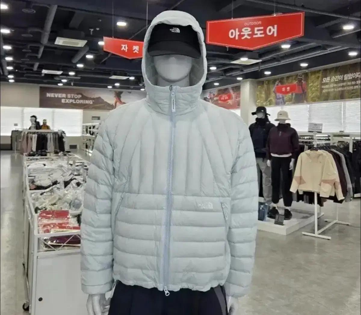 노스페이스 코어라인 경량패딩 벤투스 구스버젼 (NJ1DS01)
