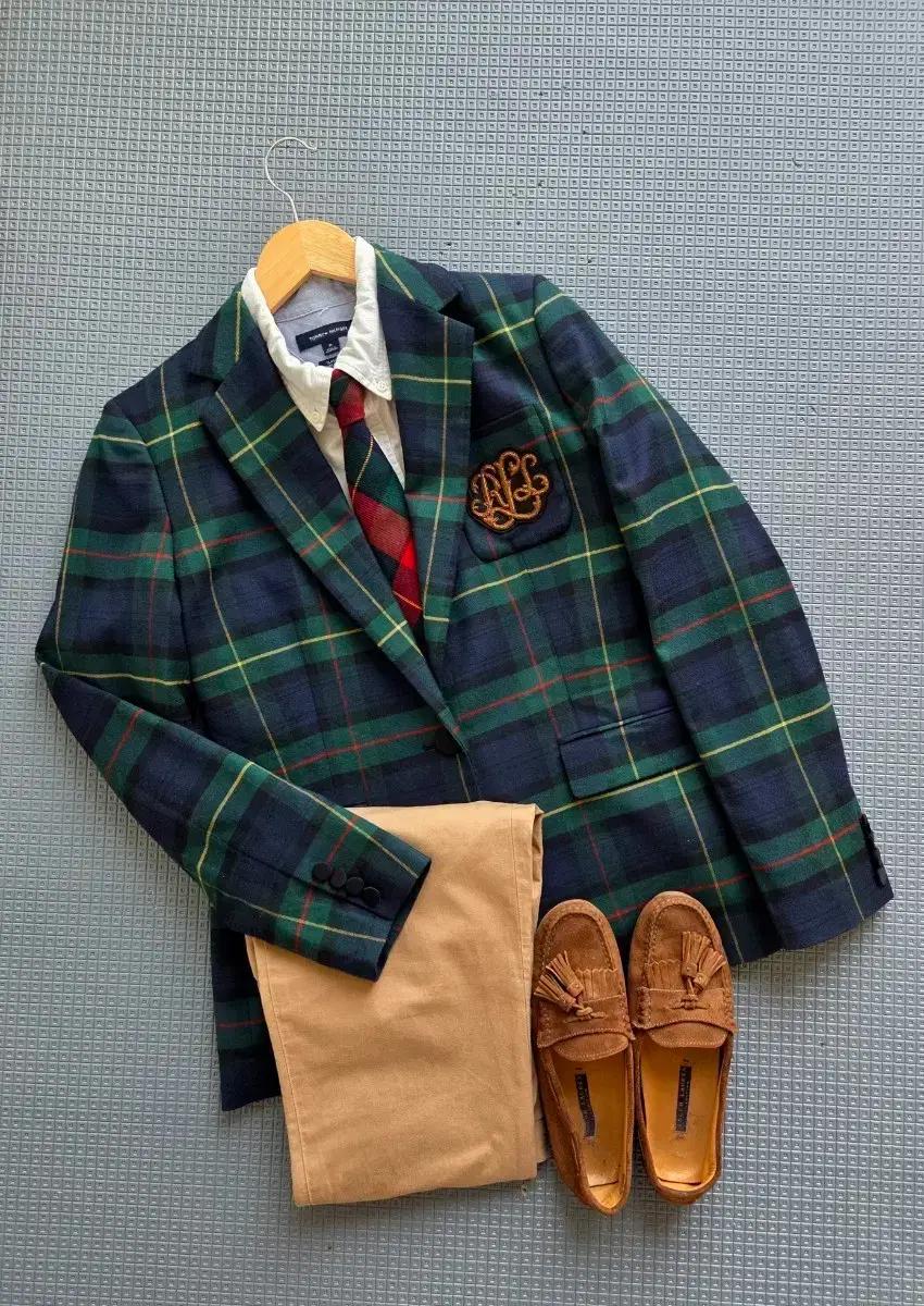 폴로 랄프로렌 울 블렌드 불리언 자켓