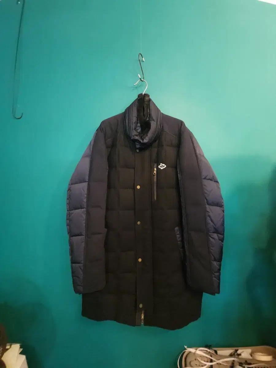 파리게이츠 남성 천연모피 렉스 다운 롱패딩코트