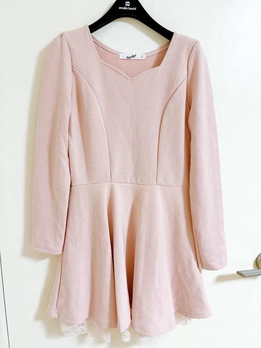 (새상품) 인디핑크 봄 가을 겨울 원피스