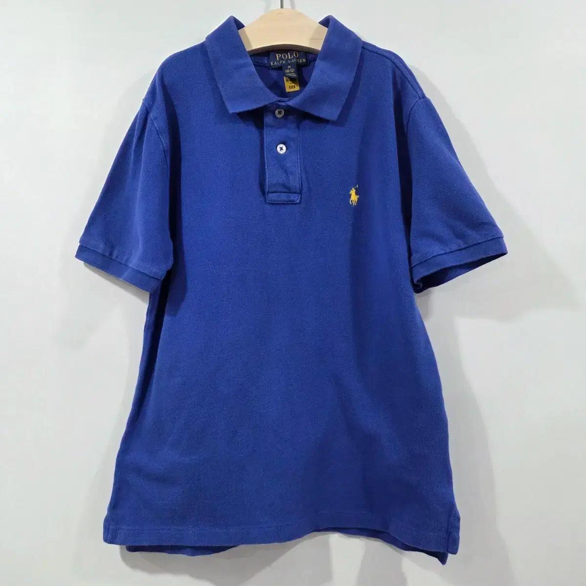 폴로랄프로렌 키즈 PK 반팔 카라티 블루 M(10-12)