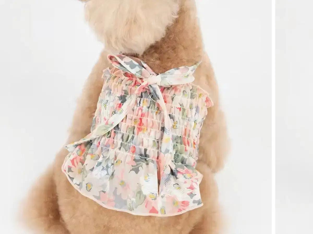 꽃무늬 쉬폰 원피스 XL