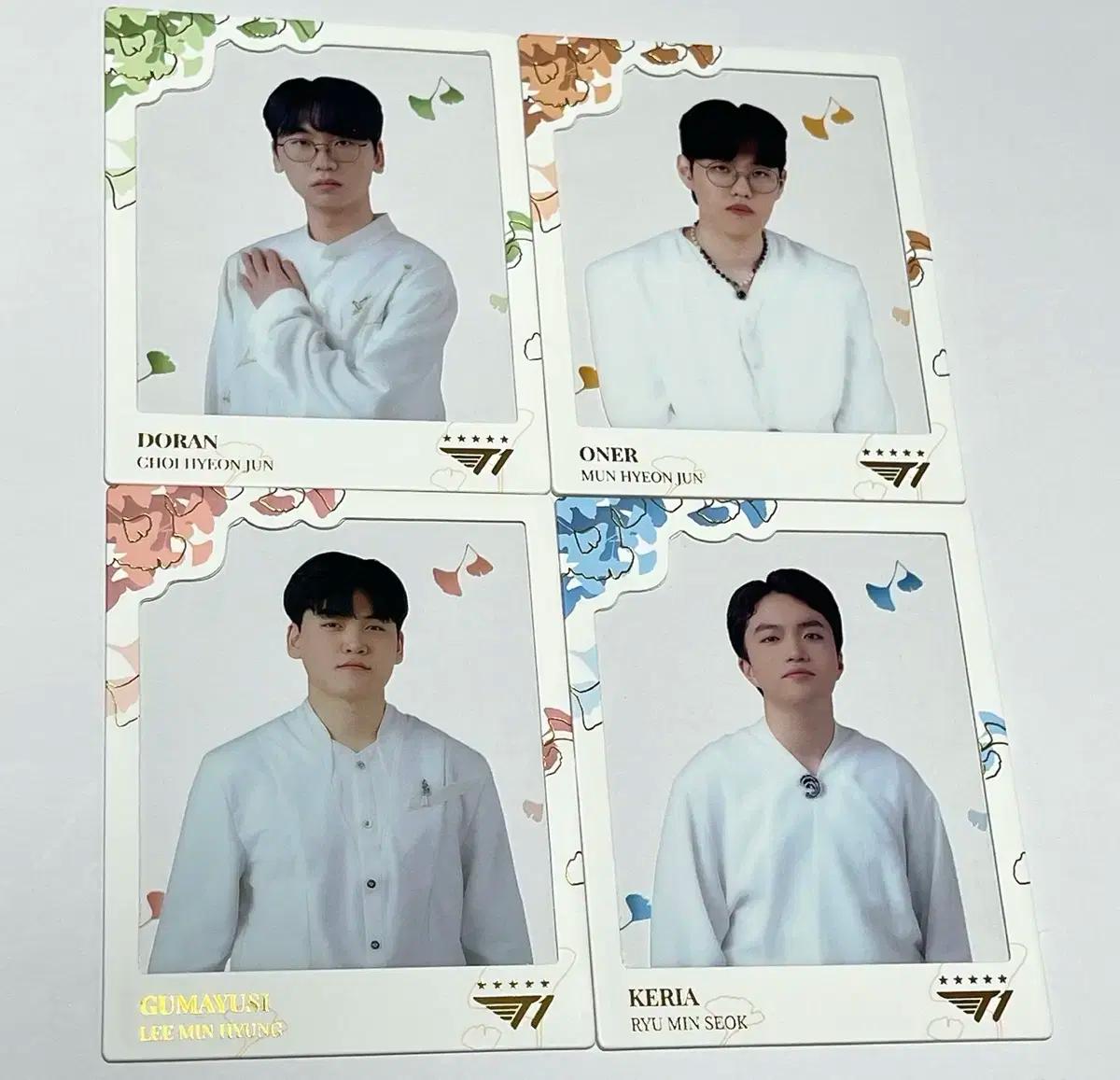 T1 Worlds 핀뱃지+PVC폴라로이드 케리아 분철 세트