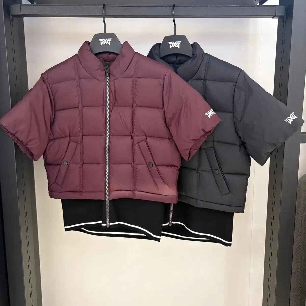 PXG 여성 겨울 크롭 다운 베스트 (2COLOR)