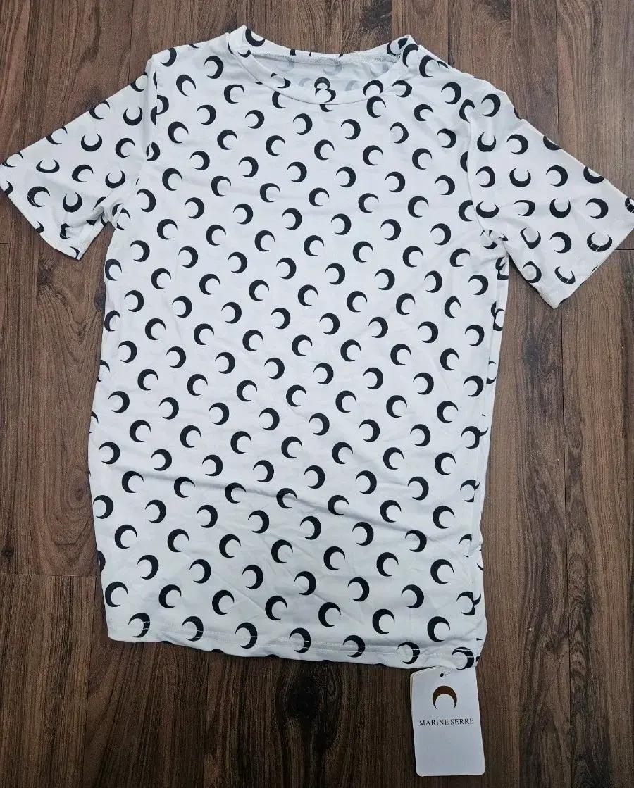 새상품 Marine Serre 마린세르 문 프린트 반팔 티셔츠 S