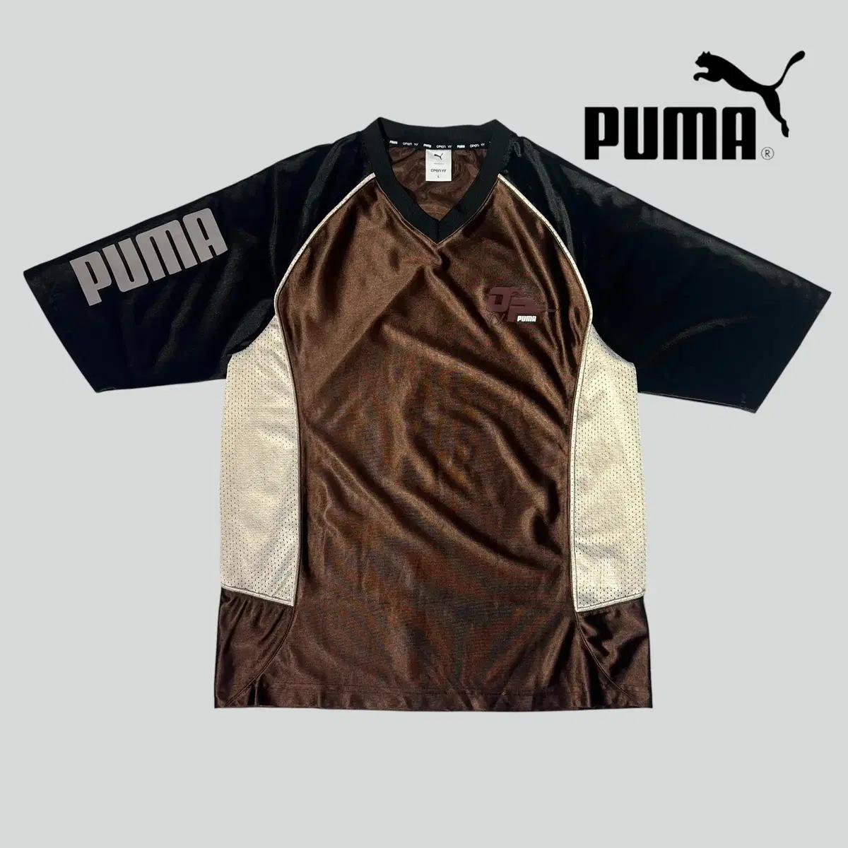 [L]PUMA x OPEN YY 메쉬 티셔츠