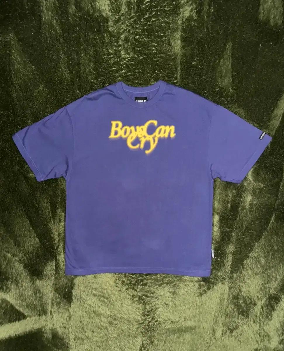 [XL] 아조바이아조 boys can cry 루즈 핏 티셔츠 블루