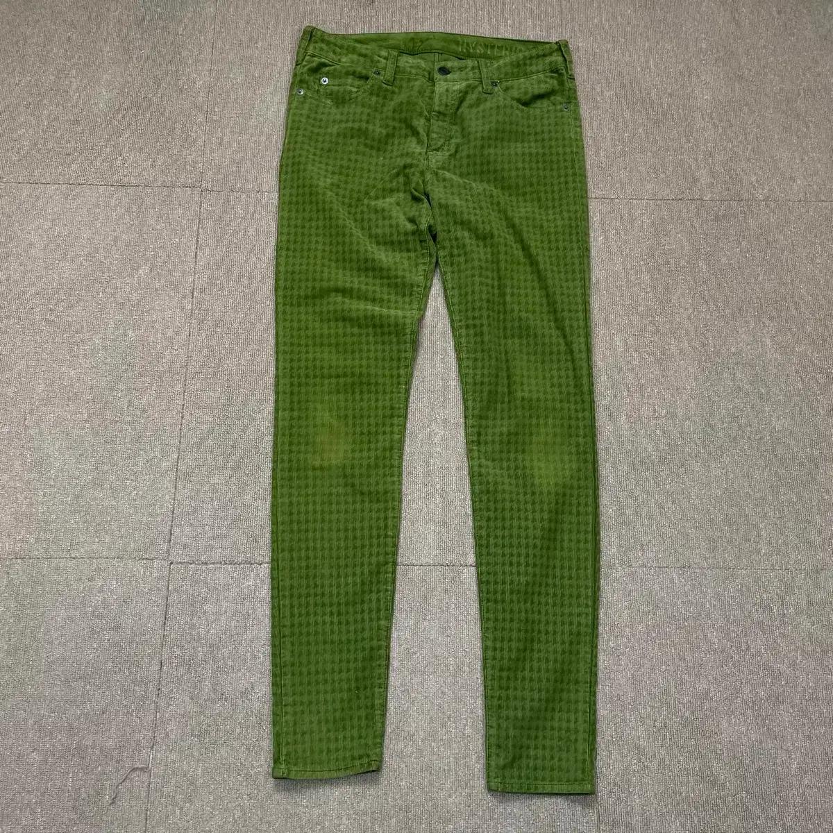 HYSTERIC GLAMOUR 히스테릭글래머 코듀로이 하운드체크 팬츠