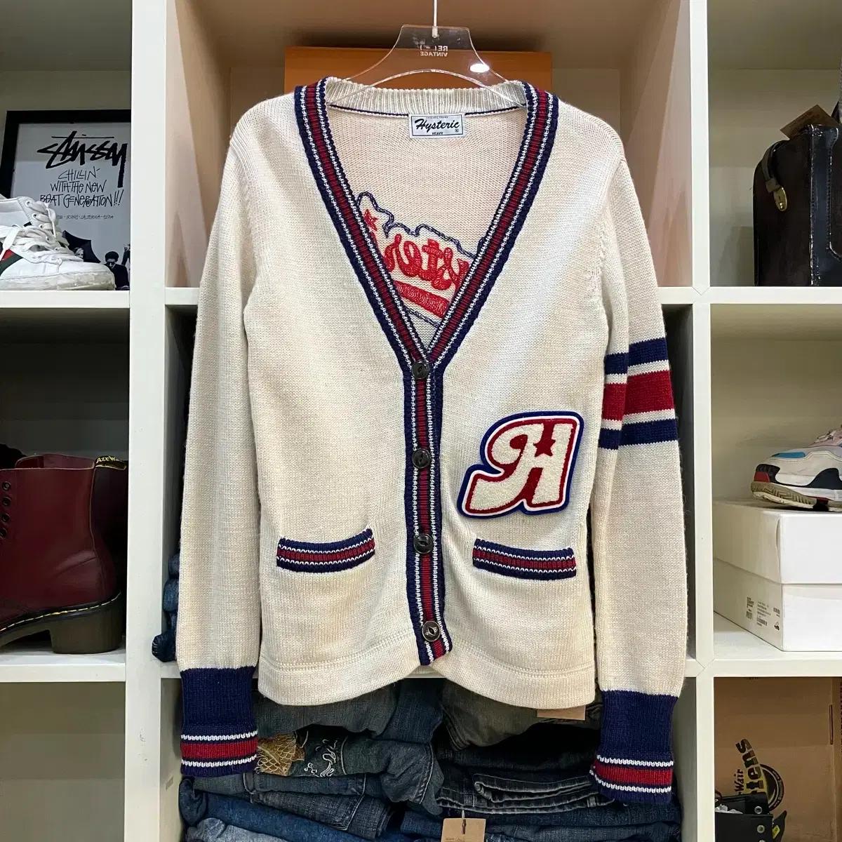 ~10s 히스테릭 글래머 배색 디테일 가디건