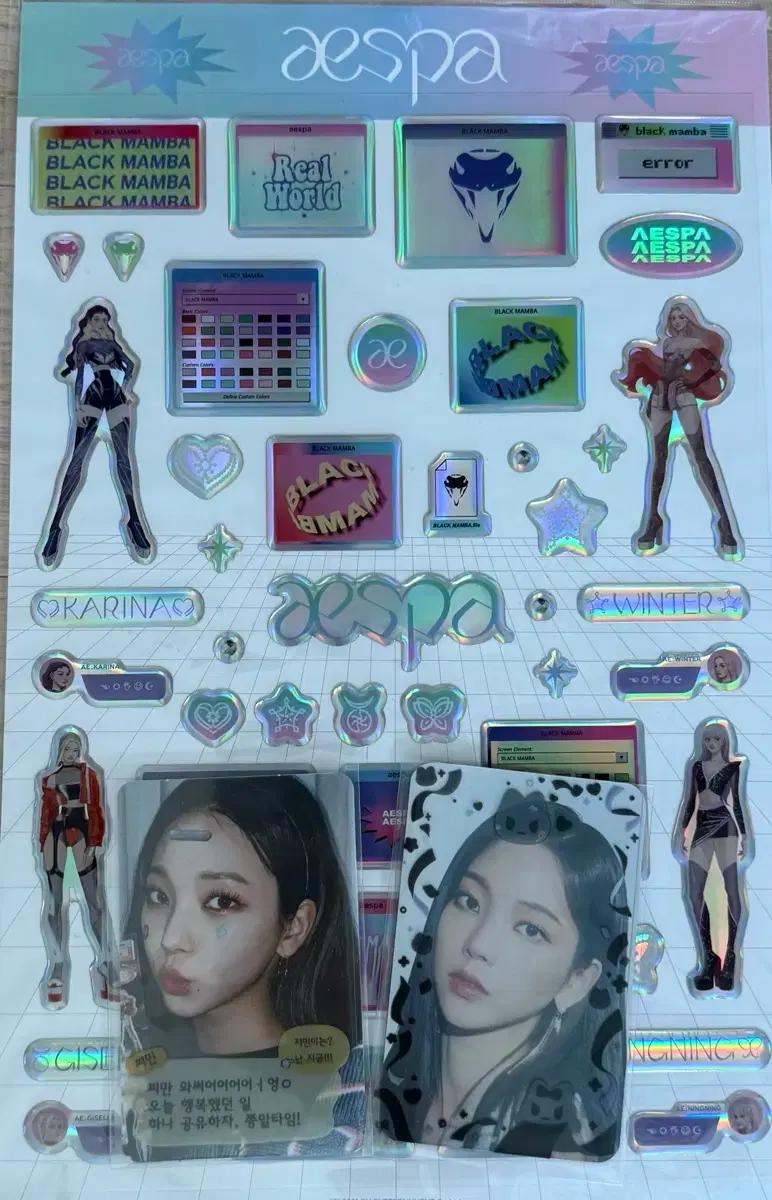 에스파 카리나 포토카드, 윈터 인형 직직이